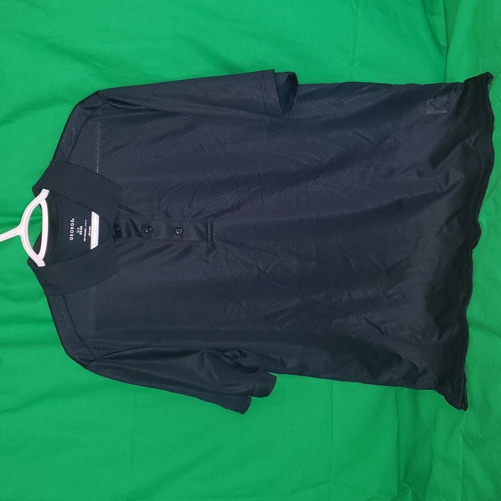 George Polo Shirt Size L Blue